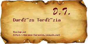 Darázs Terézia névjegykártya